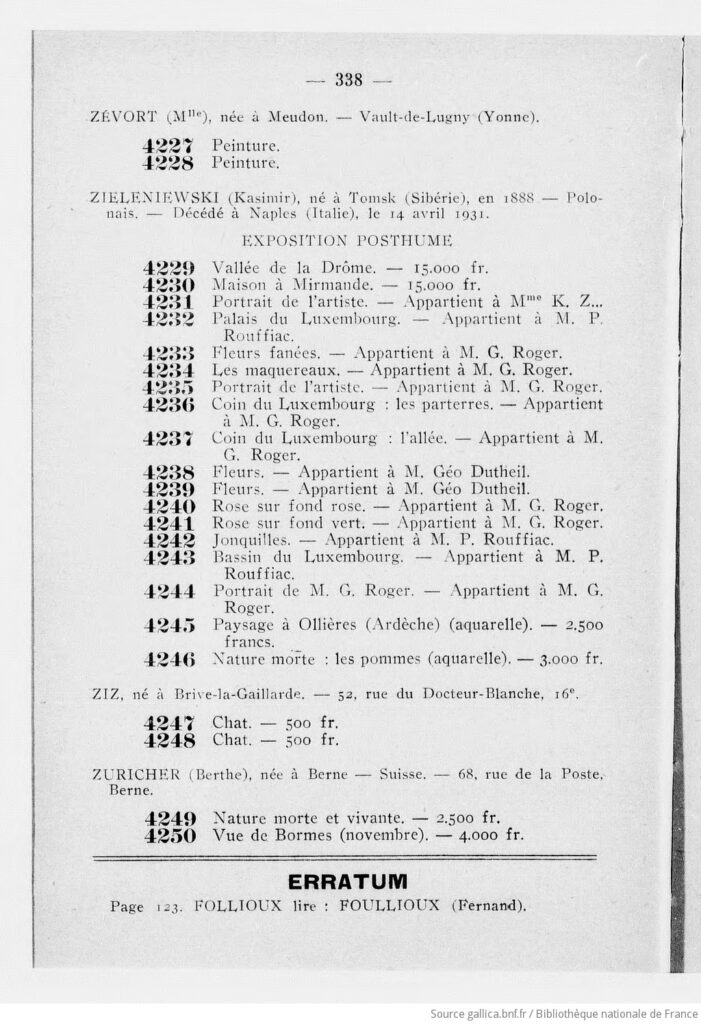 Katalog 43e Exposition Société des Artistes Indépendants