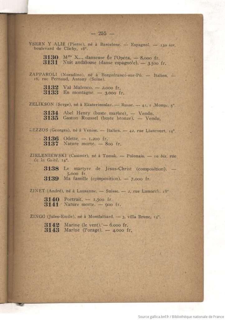Katalog 35e Exposition Société des Artistes Indépendants