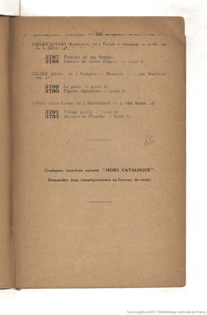 Katalog 38e Exposition Société des Artistes Indépendants
